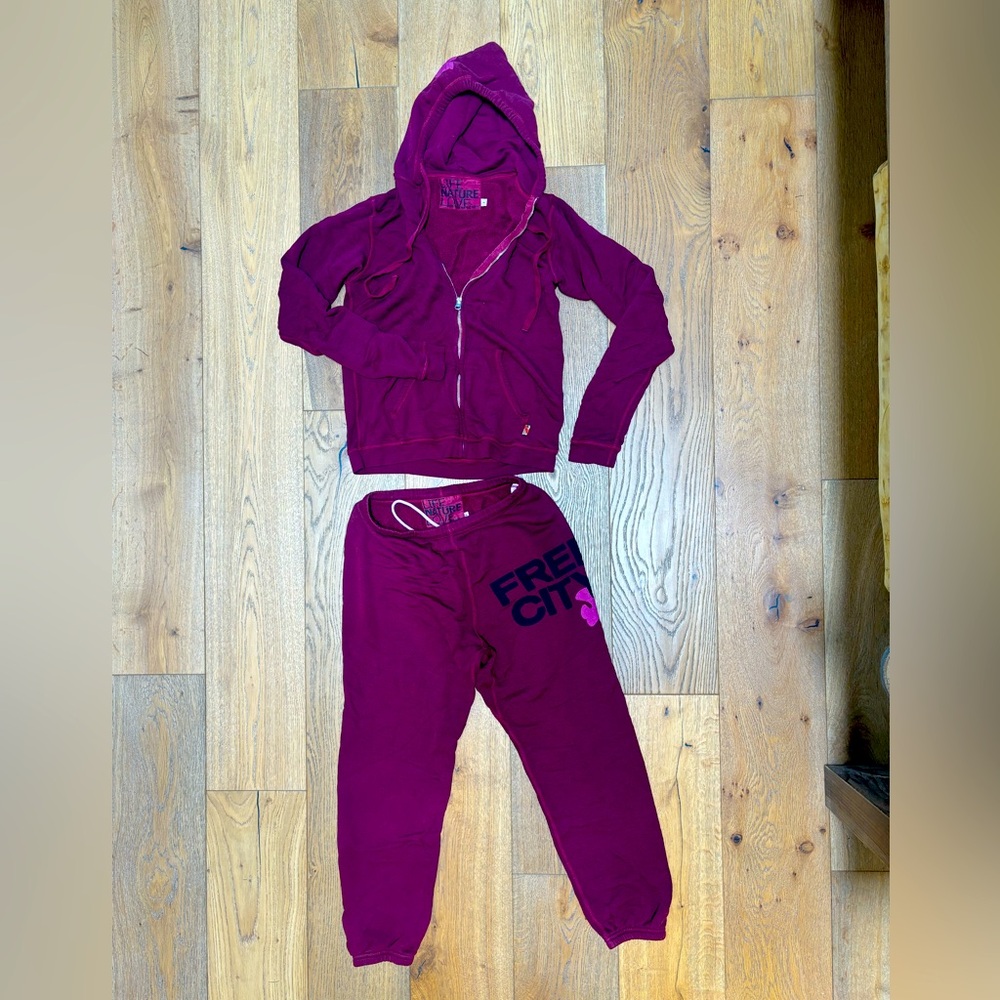 Freecity Supershop full zip hoodie and sweats